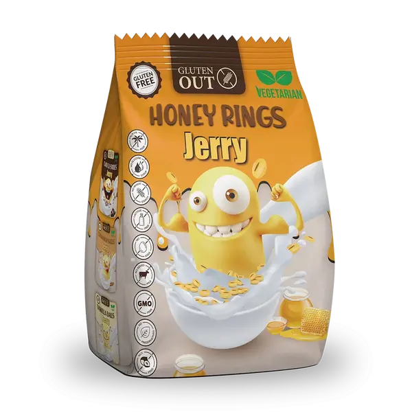 NERANO Snídaňové kroužky medové 375 g