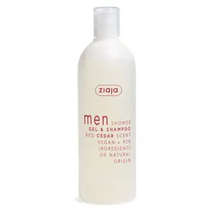 ZIAJA Men Sprchový gel a šampon Red Cedar 400 ml