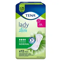 TENA Lady Slim Normal inkontinenční vložky 4 kapky 12 kusů
