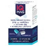 IQ MAG hořčík 375 mg + B6 + kyselina listová 30 kapslí