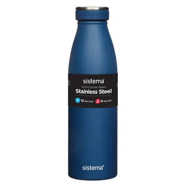 SISTEMA Hydrate Termoláhev Stainless Steel modrá 500 ml