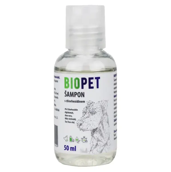 BIOPET Chlorhexidine šampon 4% 50 ml