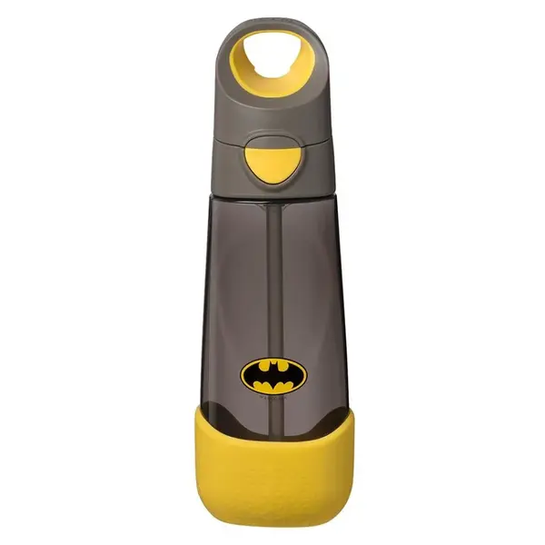 B.BOX Lahev na pití s brčkem Batman 600 ml