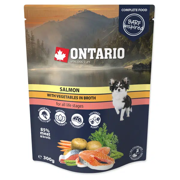 ONTARIO Kapsička losos se zeleninou ve vývaru 300 g