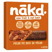 NAKD Pecan pie ovocno oříškové raw tyčinky s pekany 4 x 35 g