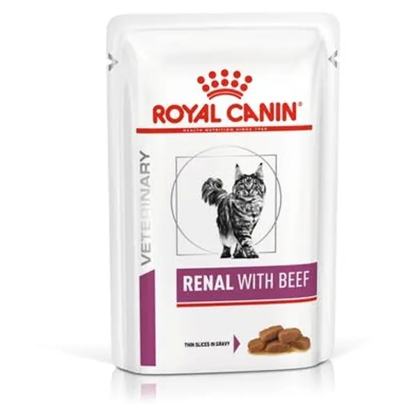 ROYAL CANIN Renal hovězí kapsa pro kočky 12 x 85 g