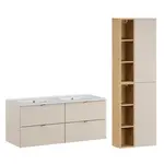Petits-meubles KOUPELNOVÝ NÁBYTEK 120cm Azel 2er-Set Kašmír
