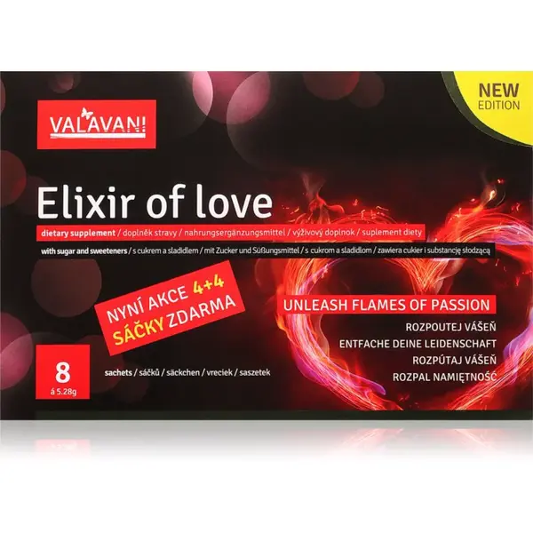VALAVANI Elixir Of Love afrodiziakum v sáčku 4 ks