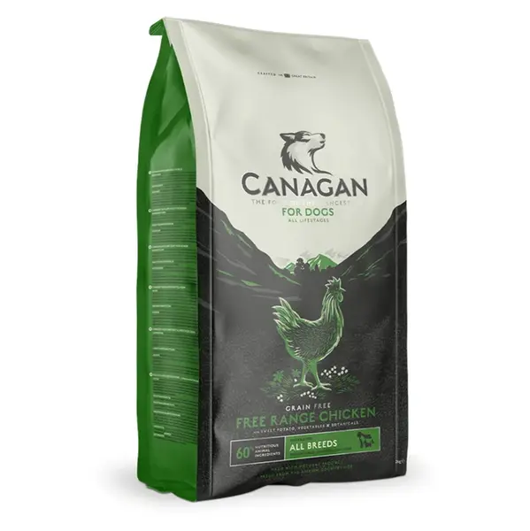 CANAGAN Free range chicken granule pro psy, Hmotnost balení: 2 kg