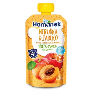 HAMÁNEK Meruňka a jablko 4m+ 100 g