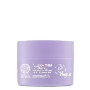 NATURA SIBERICA Blueberry Siberica Noční obnovující pleťová krémová maska 50 ml
