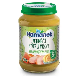HAMÁNEK Jehněčí soté s mrkví a bramborovým pyré 6m+ 190 g
