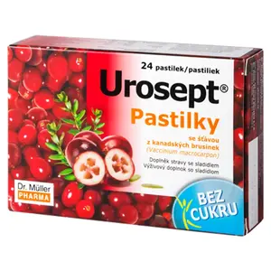 DR. MÜLLER Urosept pastilky bez cukru 24 ks