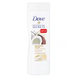 DOVE Rituál Pečující tělové mléko Kokos 400 ml
