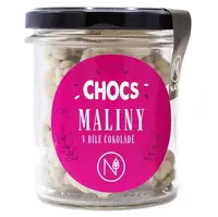 NATU Chocs maliny v 30% bílé čokoládě 100 g