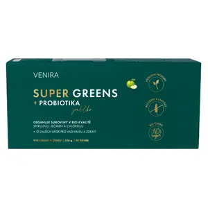 VENIRA Super Greens + probiotika jablko 30 sáčků
