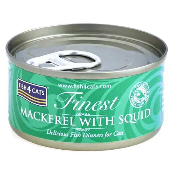 FISH4CATS  Finest makrela s olihní konzerva pro kočky 70 g