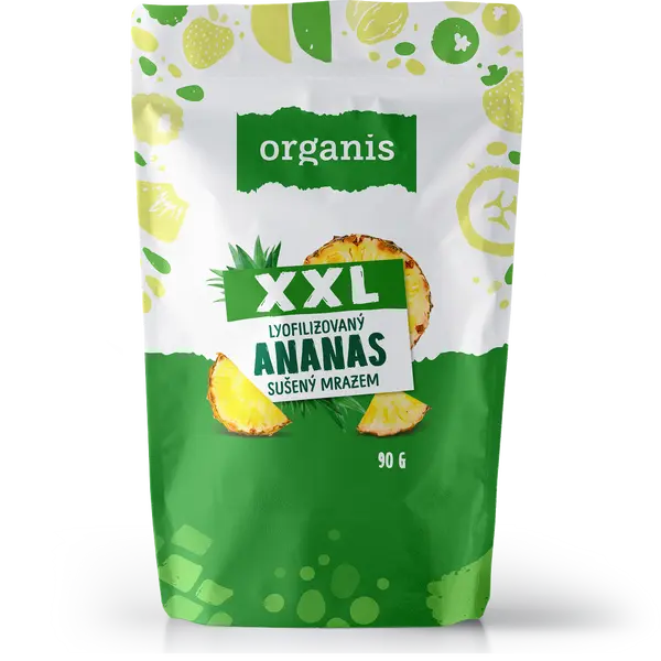 ORGANIS Ananas sušený mrazem XXL 90 g
