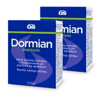 GS Dormian Melatonin, 2 × 30 kapslí