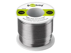 Cín 1.5mm 250g 99,3%Sn 0,7%Cu GOOBAY 40848