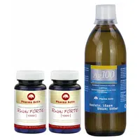 PHARMA ACTIV Reishi forte1000 180 kapslí + Ag100 10ppm 500 ml