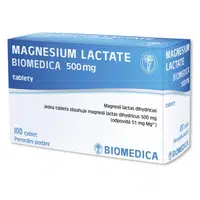 BIOMEDICA Magnesium lactate 500mg 100x500 mg tablet