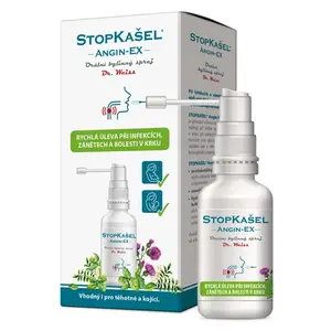 DR. WEISS Stopkašel Angin-ex sprej na bolest v krku 30 ml