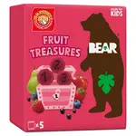 BEAR Fruit treasures berry jahoda a borůvka 5 x 20 g