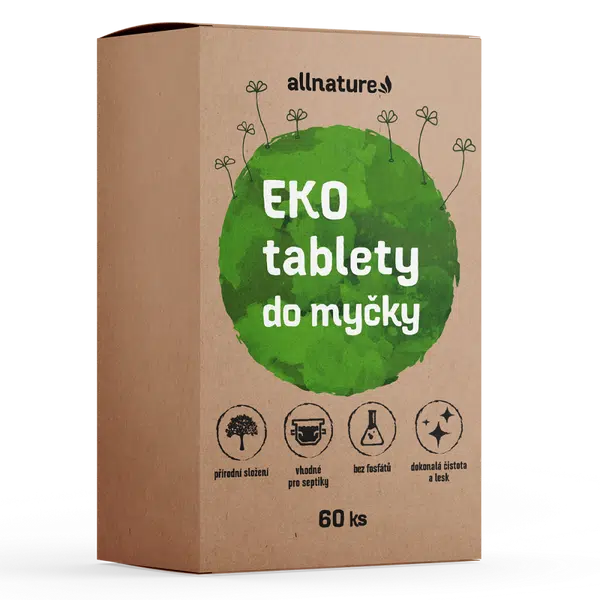 ALLNATURE Eko Tablety do myčky 60 kusů