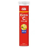 GS Extra C 500 mg citron 20 + 5 šumivých tablet