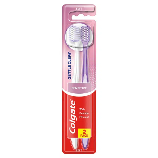 COLGATE Gentle Clean Sensitive Zubní kartáček 2 kusy