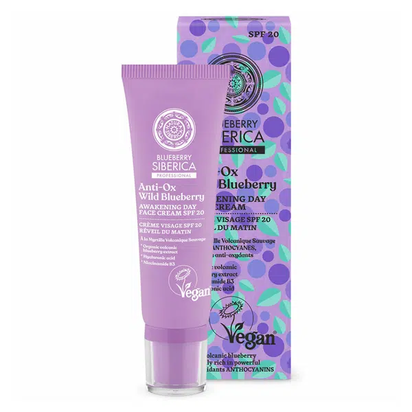NATURA SIBERICA Blueberry Siberica Denní krém pro probuzení pleti 50 ml