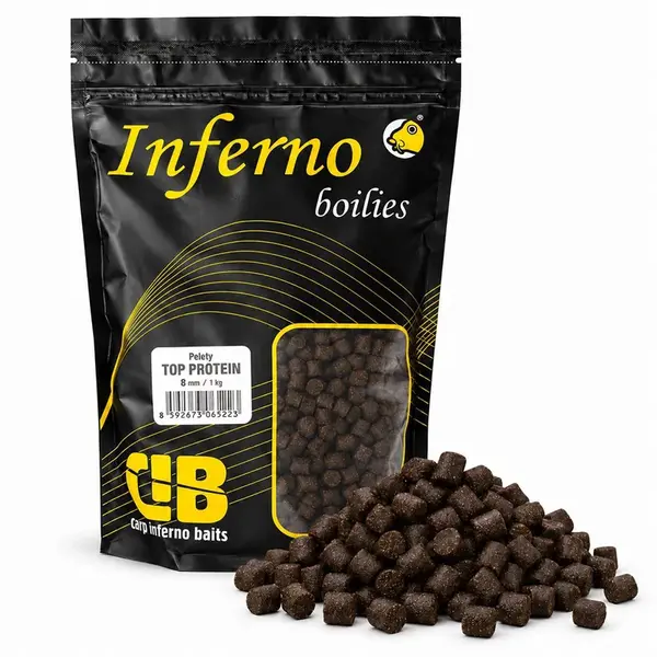 Carp inferno pelety top protein 1 kg - 8 mm