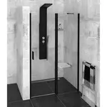 Polysan Zoom sprchové dvere 140 cm line čierna ZL1314B