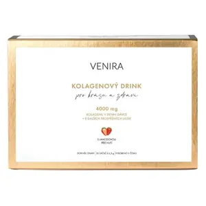 VENIRA Kolagenový drink pro vlasy, nehty a pleť jahoda 30 sáčků