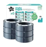 TOMMEE TIPPEE Simplee náhradní kazety 6 kusů