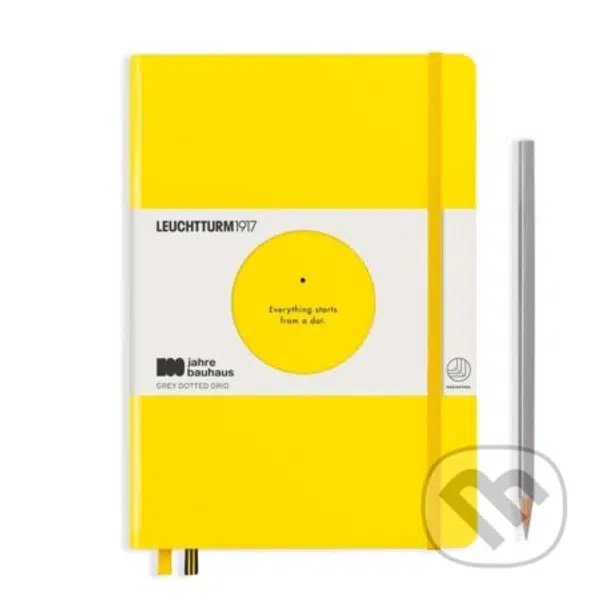Zápisník Lemon A5 Medium Bauhaus Edition tečkovaný
