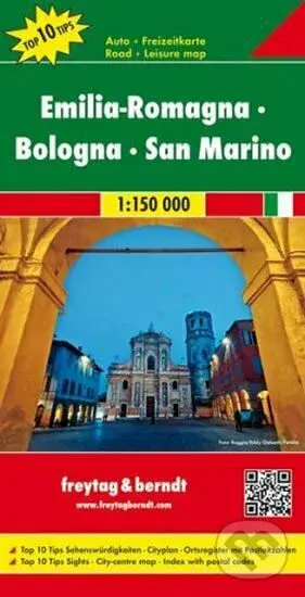 Emilia Romanga,Bologna,San Marino 1:150T/automapa