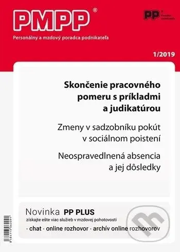 PMPP 1/2019 (Skončenie pracovného pomeru s príkladmi a judikatúrou)