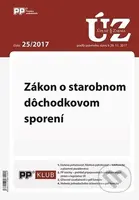 Úplné znenia zákonov 25/2017 (Zákon o starobnom dôchodkovom sporení)