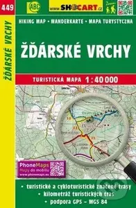 Žďárské vrchy 1:40 000 (Turistická mapa)
