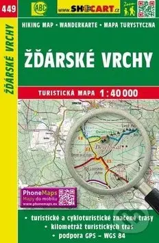 Žďárské vrchy 1:40 000 (Turistická mapa)