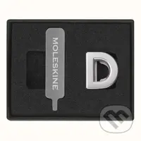 Moleskine  - ozdoba na zápisník – písmeno D