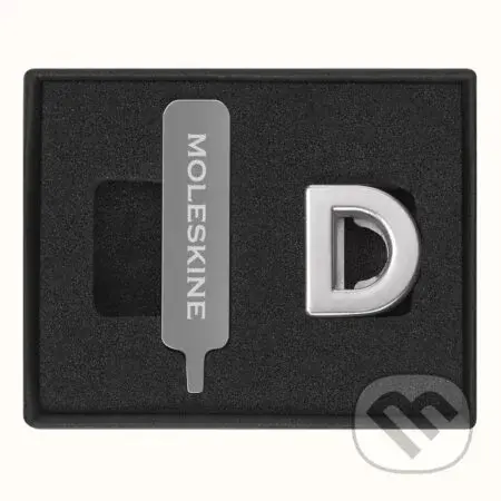 Moleskine  - ozdoba na zápisník – písmeno D