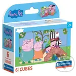 Obrázkové kostky Prasátko Peppa 6 kostek