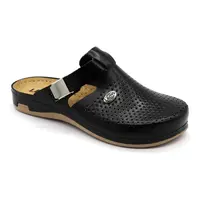 Leon 950 Dámska pracovná celokožená zdravotná obuv 38 - 24,5cm, čierna, 2,5 cm