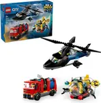 LEGO® City 60462 Remix: Helikoptéra, hasičské auto a ponorka - hra z kategorie City