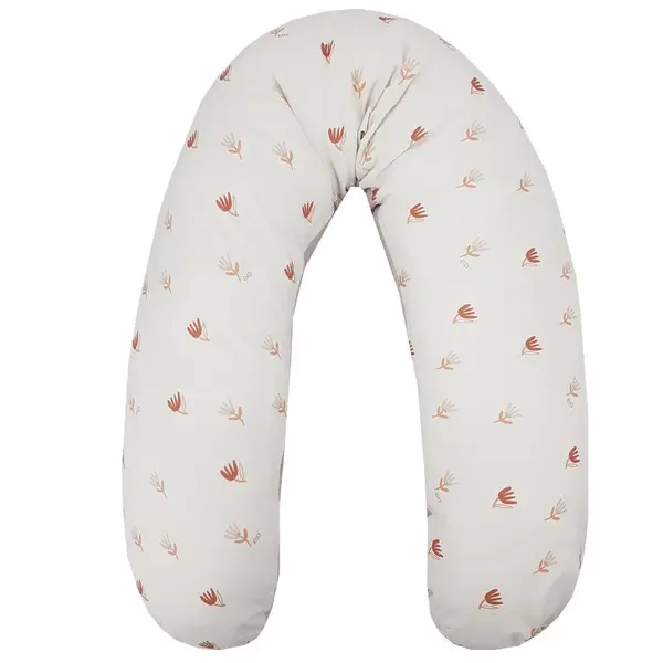 Vankúš na dojčenie velvet Beige Meadow 180cm