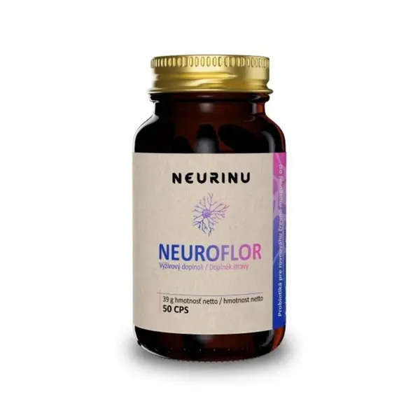 NEURINU Neuroflor probiotiká pre psychickú rovnováhu - 50 kapsúl