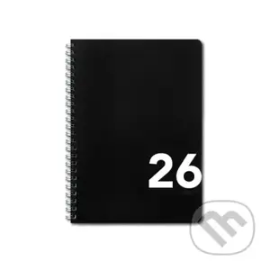 Diář týdenní A5 řádkový, černý